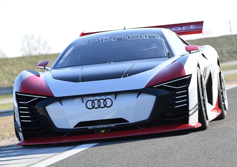 The Vision Gran Turismo takes some design cues from Audi's 90 quattro IMSA GTO.



