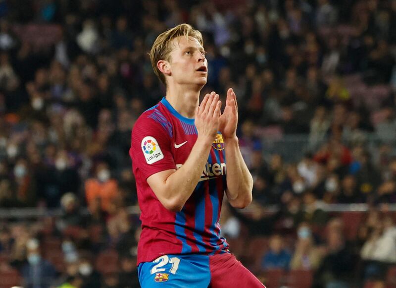 Frenkie de Jong 6. A few key passes forward but, not for the first time, Barça’s performances have slumped after the international break. AFP