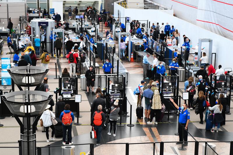 Denver International Airport, Colorado. AFP