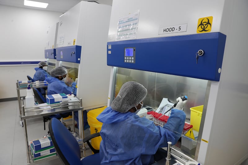 Before the lab opened in June, the passengers’ samples were collected from the airport every 12 hours.