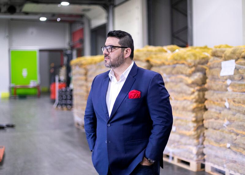 DUBAI, UNITED ARAB EMIRATES - JULY 18 2019.

Joseph Ghosn is the COO of NRTC Fresh, an online fresh fruits and vegetables delivery platform, part of NRTC Group, which has been in operation for over 40 years in the UAE. 

(Photo by Reem Mohammed/The National)

Reporter: 
Section: AC