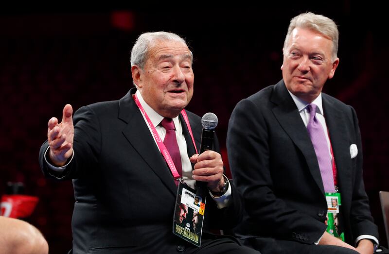 Promoters Bob Arum and Frank Warren. Reuters