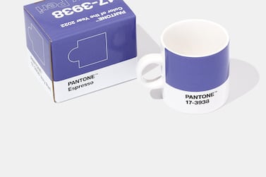 Pantone's colour of the year 2022, Very Peri is a blend of blue and violet-red. Photo: Pantone Colour Institute