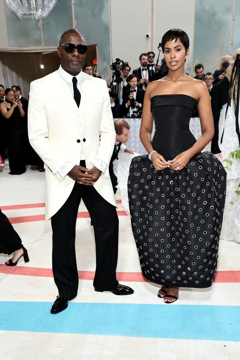 Idris Elba and Sabrina Dhowre Elba attend. Getty Images