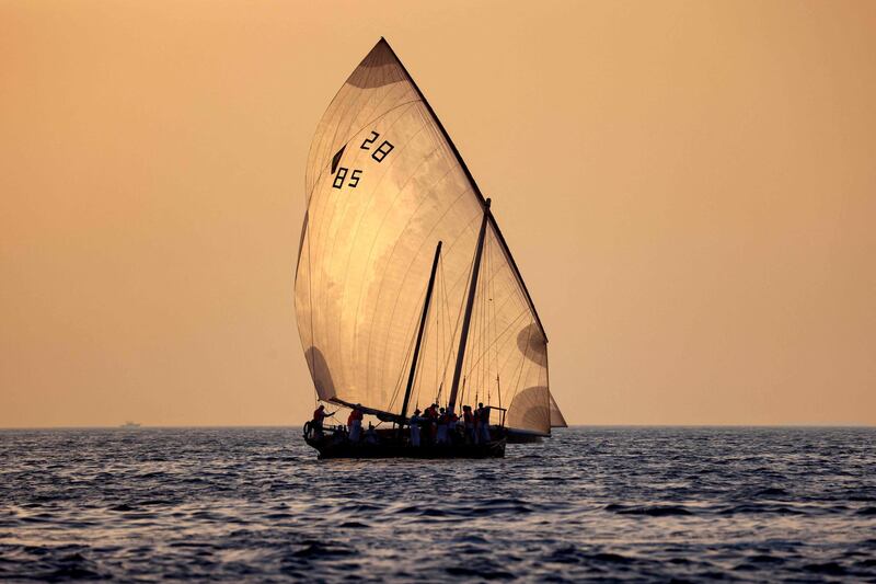 A prize fund of Dh25 million will be split among the first 100 boats to cross the finish line. AFP