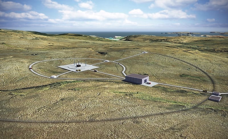 An artist impression of the Sutherland spaceport in Scotland. Photo: Perfect Circle PV