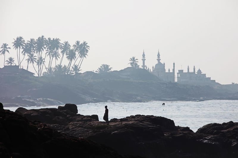 Kovalam Beach near Thiruvananthapuram, Kerala’s capital, is the idyllic setting for Vizhinjam mosque, but all is not well in India with some Muslims being accused of extremist sympathies. EyesWideOpen / Getty Images