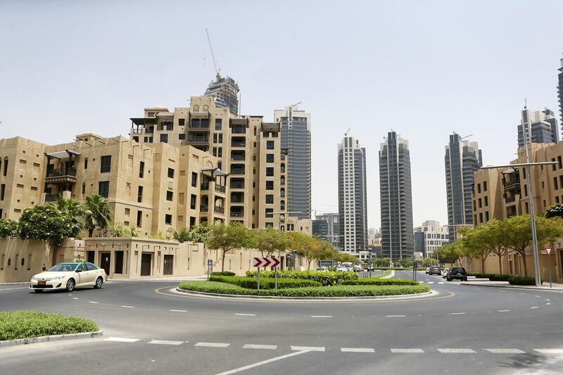 Downtown Dubai high to luxury-end apartments: 1BR - Dh115,000 average rental rate, down 2.5% year-on-year. 2BR - Dh175,000 average rental rate, up 2.9% year-on-year. 3BR - Dh240,000 average rental rate, down 2% year-on-year. Sarah Dea / The National
