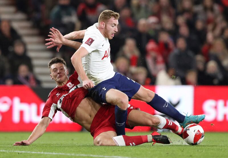 Dejan Kulusevski – 6. The Juventus loanee has quickly won over fans and he looked promising once again, sending in a dangerous ball with too much on it for Kane to convert. The Sweden international saw his own effort flash narrowly wide of Lumley’s post in extra time. Reuters