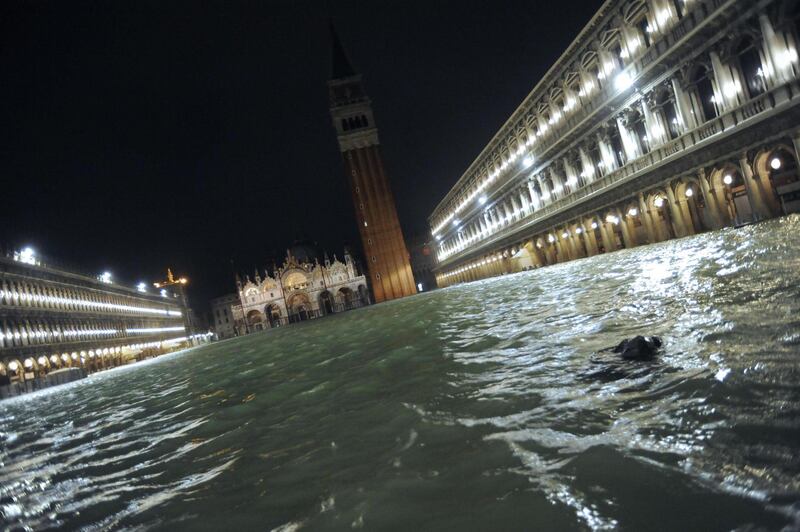 Piazza San Marco was particularly affected. EPA