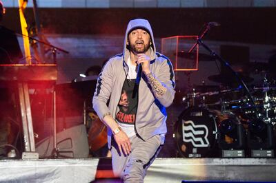 Eminem is among this year's first-time nominees for induction into the Rock & Roll Hall of Fame. AP