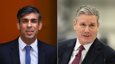 According to polls, UK Prime Minister Rishi Sunak looks to be heading to defeat against Labour Party leader Keir Starmer. Reuters, Getty Images