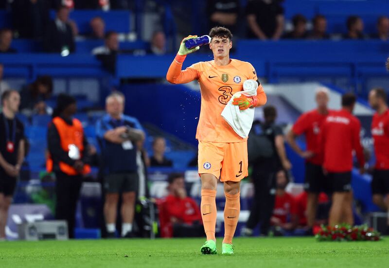 CHELSEA RATINGS: Kepa Arrizabalaga - 7: Poor pass out almost handed early chance to Salzburg. Not much to do until five minutes before break when he did well to tip Sesko’s low shot wide for corner. No chance with goal. Reuters