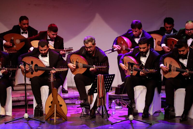 A music concert at Al Rasheed theatre in Baghdad