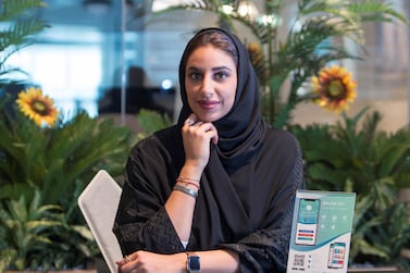 Marwa Al Mansoori, founder of the Malena plastic surgery app. Leslie Pableo for The National.