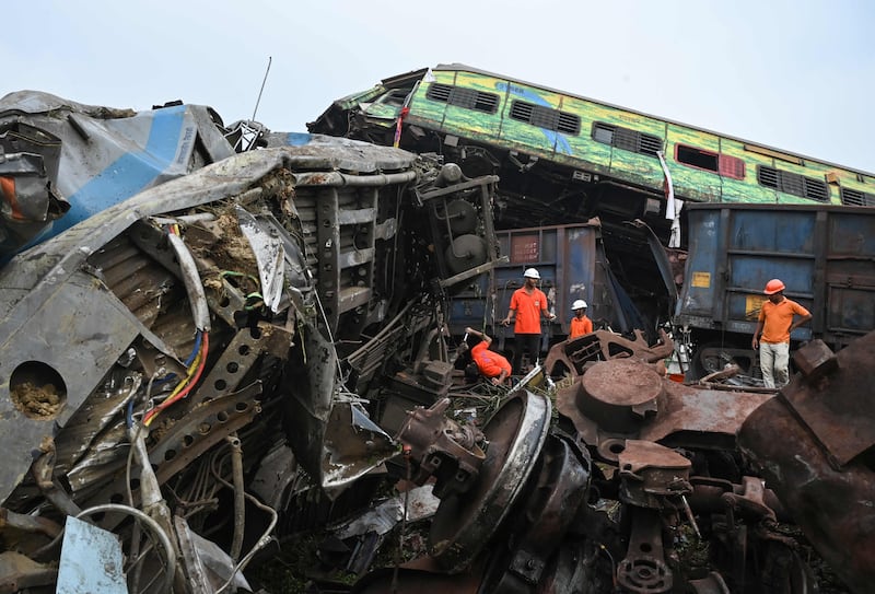 It happened near Balasore, about 200km from the state capital Bhubaneswar. AFP