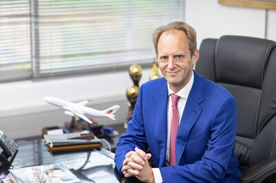 Richard Nuttall, chief executive of SriLankan Airlines which has made an operating profit for the first time since 2008. SriLankan