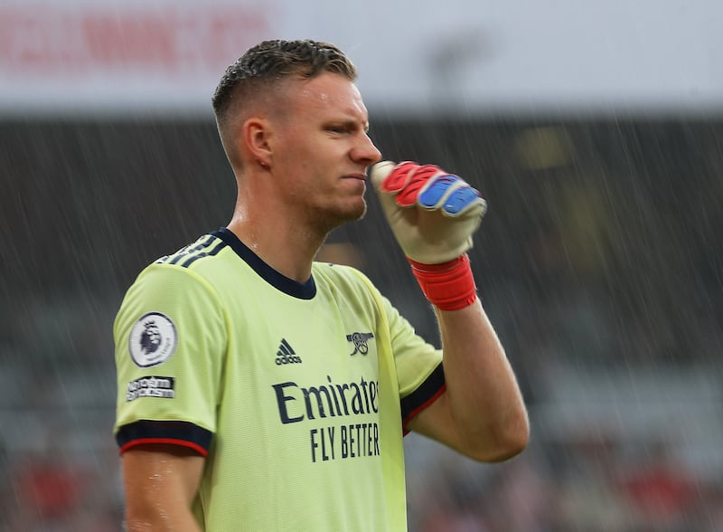 ARSENAL RATINGS: Bernd Leno – 7. Kept his side in with a glimmer of hope with one stunning save from a Lukaku header in the second half. Little chance with the goals. Reuters