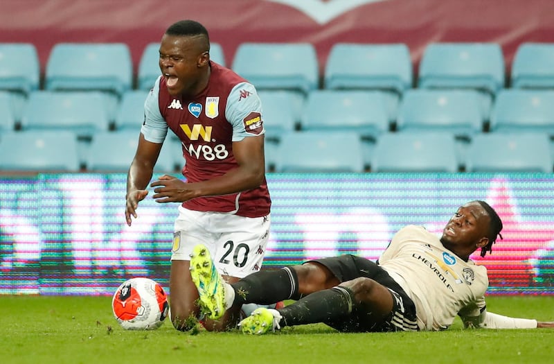 Aaron Wan-Bissaka 6: Shaky start at back post. Yellow card for needless challenge on Samatta who was moving away from goal. Gets so far forward, which is exactly what his manager wants. Reuters