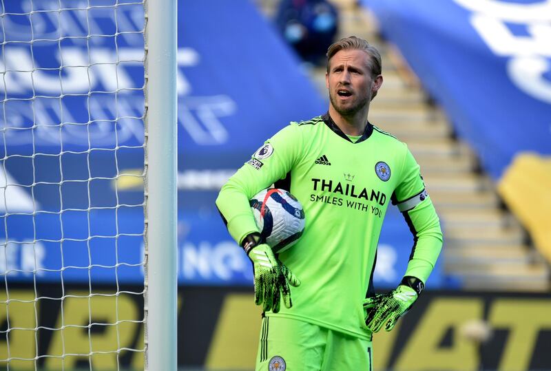LEICESTER CITY RATINGS: Kasper Schmeichel - 6: No saves to make in first half but still found himself picking the ball out of the net twice. Nothing Dane could have done about either goal or the third that followed in second half. AP