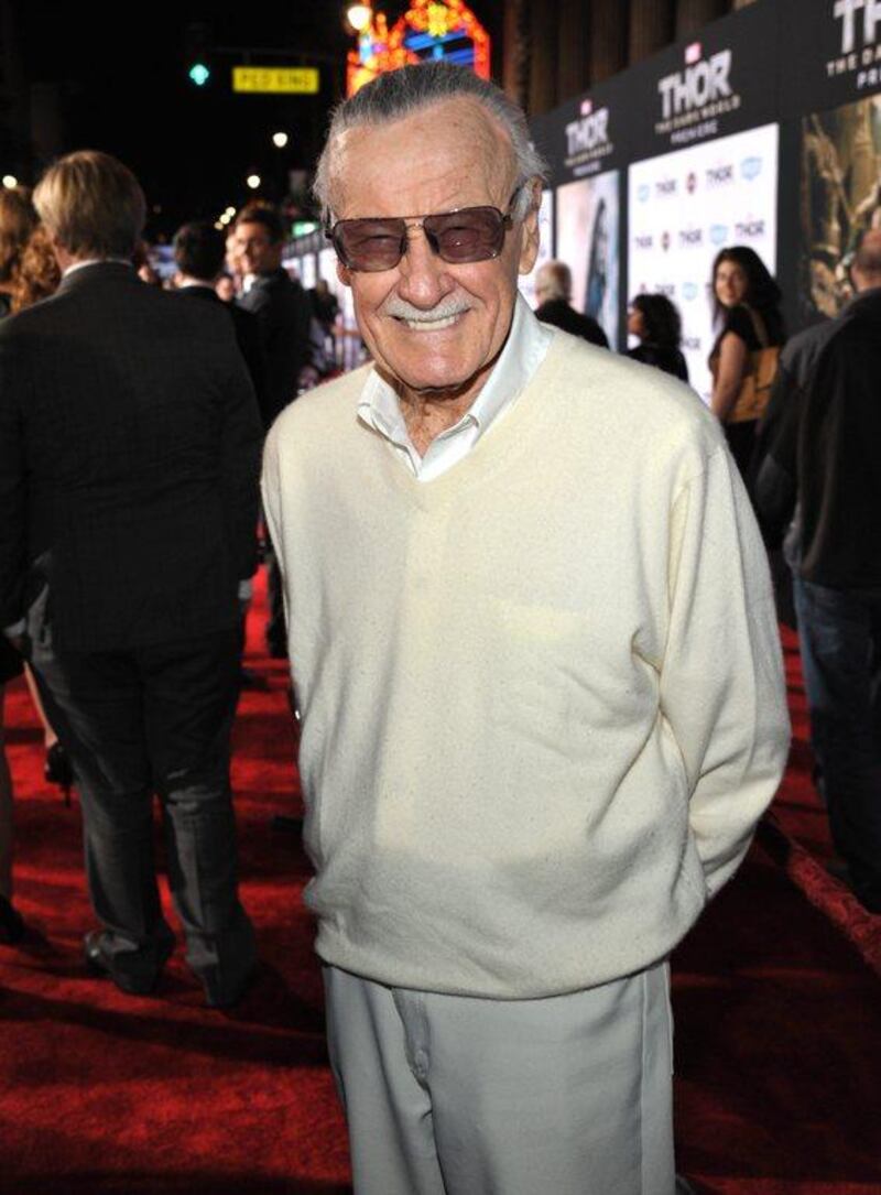 Stan Lee arrives at the US premiere of 'Thor: The Dark World' at the El Capitan Theatre in Los Angeles.  John Shearer/Invision/AP