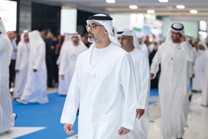 The event is being held at the Abu Dhabi National Exhibition Centre 