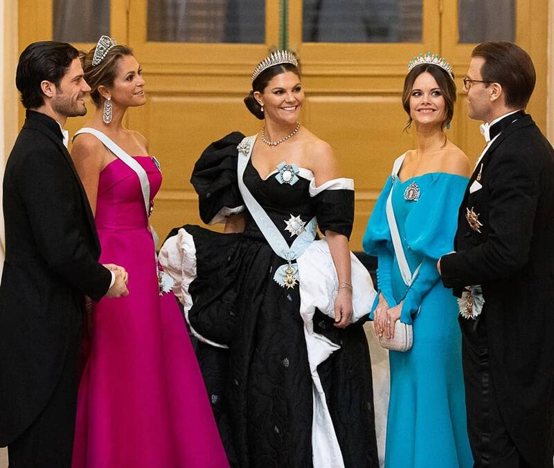 On October 7, 2019, King Gustaf reduced the number of members of the royal house, stripping five of his grandchildren of their royal highness status - the children of Princess Madeleine and Prince Carl. The children retain their titles but will not be expected to perform royal duties. Madeleine called it: 'A greater opportunity' for the children to 'shape their own lives'. From left to right: Prince Carl Philip, Princess Madeleine, Crown Princess Victoria, Princess Sofia and Prince Daniel. Instagram