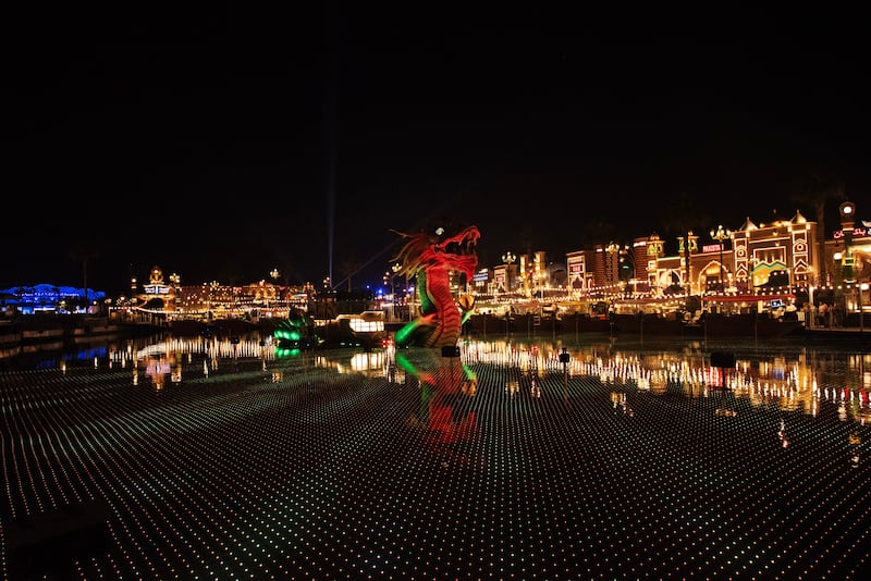 New this year is an underwater LED screen at Dragon Lake, which will project hourly fire and laser shows