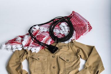 Khaki uniform worn at boys’ school of the Trucial Oman Scouts. Jonathan Gibbons Photography