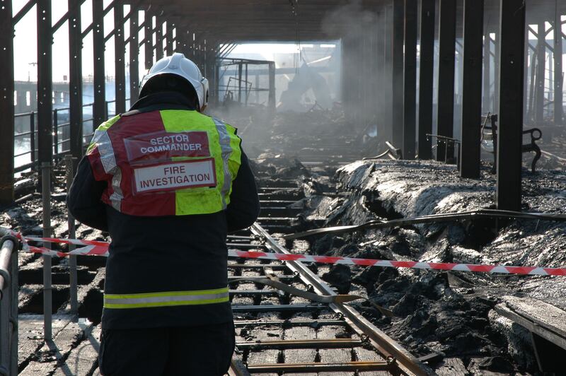 There have been fires over the years, causing damage to the pier. The most recent was in October 2005.