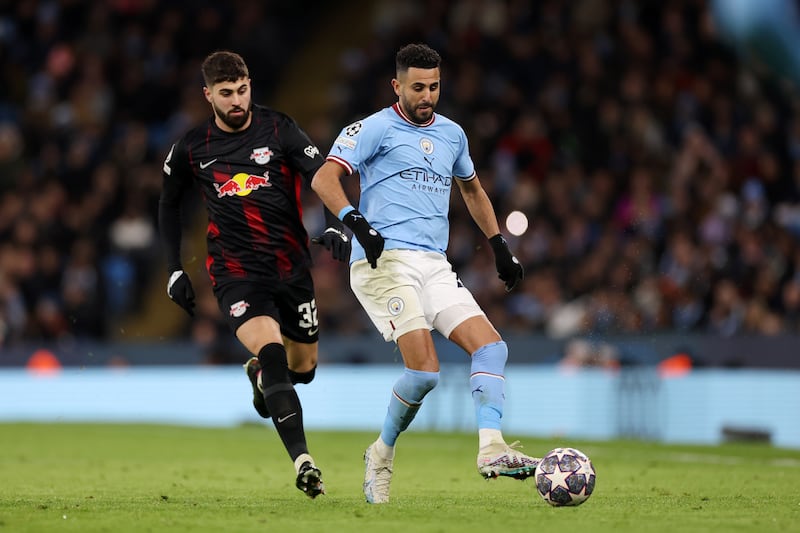 Riyad Mahrez (Gundogan, 55) - 7 Got close to getting his name on the scoresheet with his first touch but was denied by the goalkeeper. Assisted De Bruyne with a pass in-field for the seventh. Getty