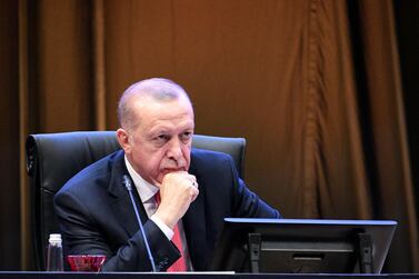 Turkish President Recep Tayyip Erdogan. Fandy Azlan / Malaysia's Department of Information via AFP