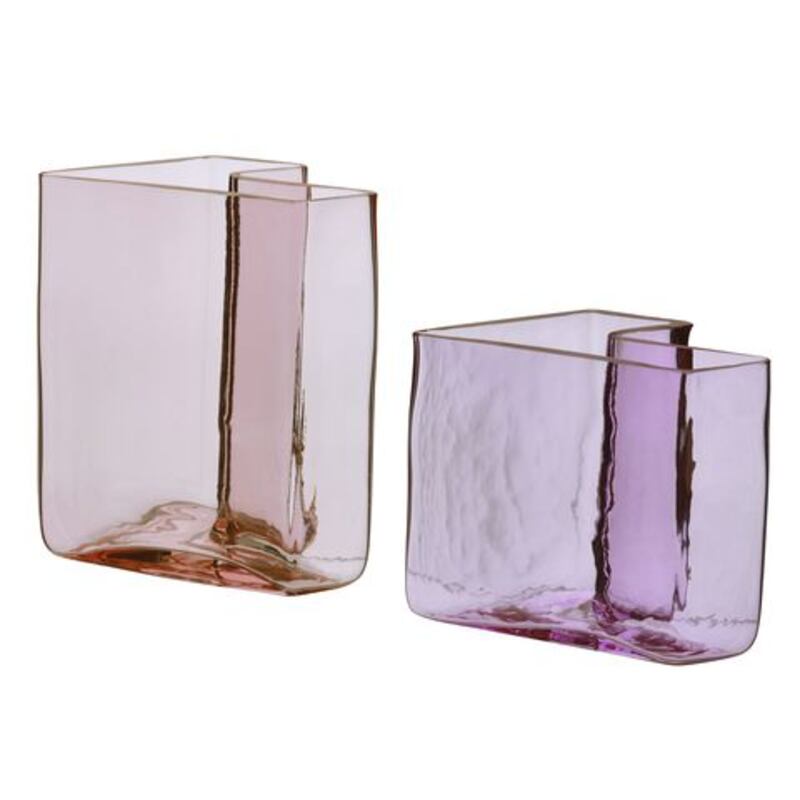 Vases from the Zandra Rhodes X Ikea collection, approximately Dh85