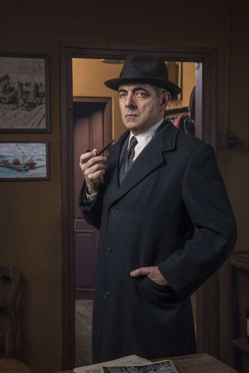 Actor Rowan Atkinson says he was attracted to the ‘ruminative and quiet compassionate side’ of Jules Maigret. Peket CoProduction / BBC