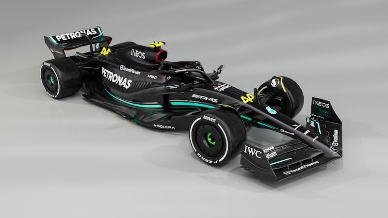 The new Mercedes W14. PA