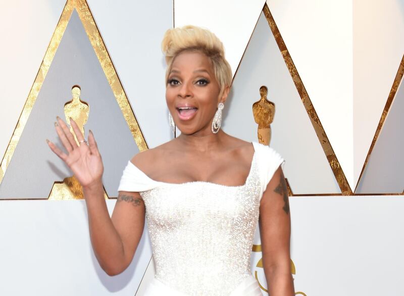Actress and singer Mary J Blige has pulled off a rare double nomination forbest song and supporting actress for Mudbound. AFP/VALERIE MACON