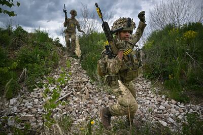 British soldiers on exercise in Estonia in 2022. Getty