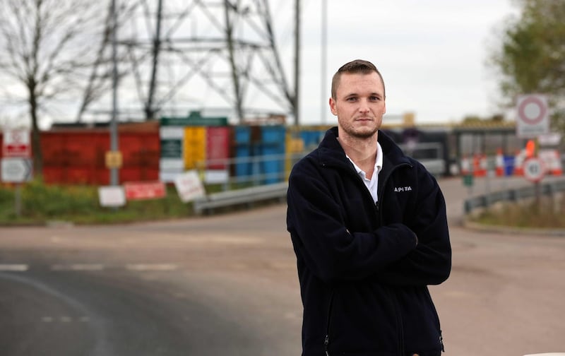 Mandatory Credit: Photo by Shutterstock (3394526a)
James Howells at the Newport Amenity Centre and landfill site
Man throws away computer hard drive with £4m worth of bitcoins stored on it, Wales, Britain - 28 Nov 2013
A computer expert threw away an old hard drive containing 7,500 bitcoins worth an estimated £4m. James Howells obtained the bitcoins, which are a virtual form of currency, for almost nothing in 2009. A few years ago the IT worker removed his computer's hard drive after spilling a drink on it. The part then sat in a drawer of his house for years and he forgot that he had the bitcoins on it. So during a recent clearout of his old IT equipment he thought nothing about throwing the drive out. It was only later that he realised what had been left on there. He checked all of his back up files but could not locate the coins so went to his local landfill site. However, one glance at the size of the site and he knew it would be fruitless to search for the drive. Bitcoins have soared in value recently and a single one is now worth around $1,000 (£613). 