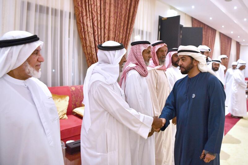 Sheikh Hamdan attends the Al Silaa majlis.
