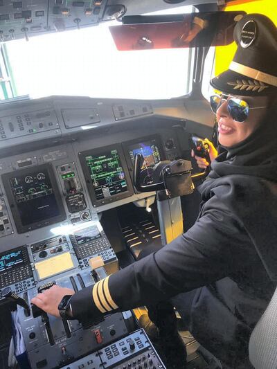 Yasmeen Al Maimani works for Nesma Airlines 