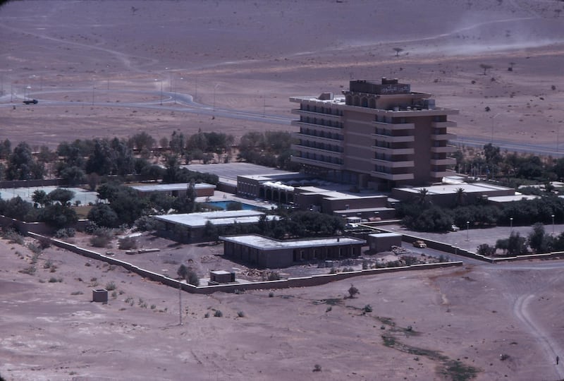 An aerial shot of Hilton Al Ain in the 1970s. Courtesy: Alain Saint-Hilaire
