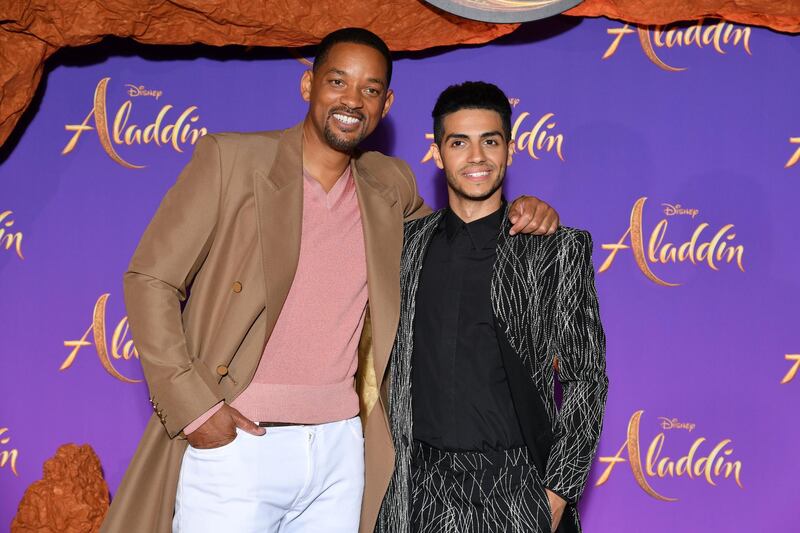 Will Smith and Mena Massoud will play the Genie and Aladdin respectively. Getty Images