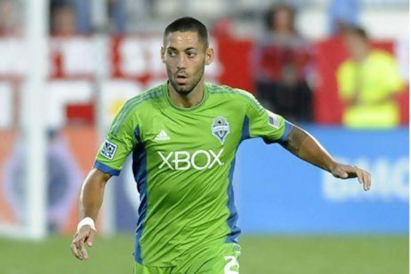 Seattle Sounders acquired US standout Clint Dempsey from Tottenham Hotspur for an estimated US $9 million, an MLS record. Brad White / AFP