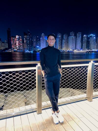 Jibran Munaf, 24, a communications executive in Dubai, has been saving for 10 months to travel to Bogota, Colombia, in July. Photo: Jibran Munaf