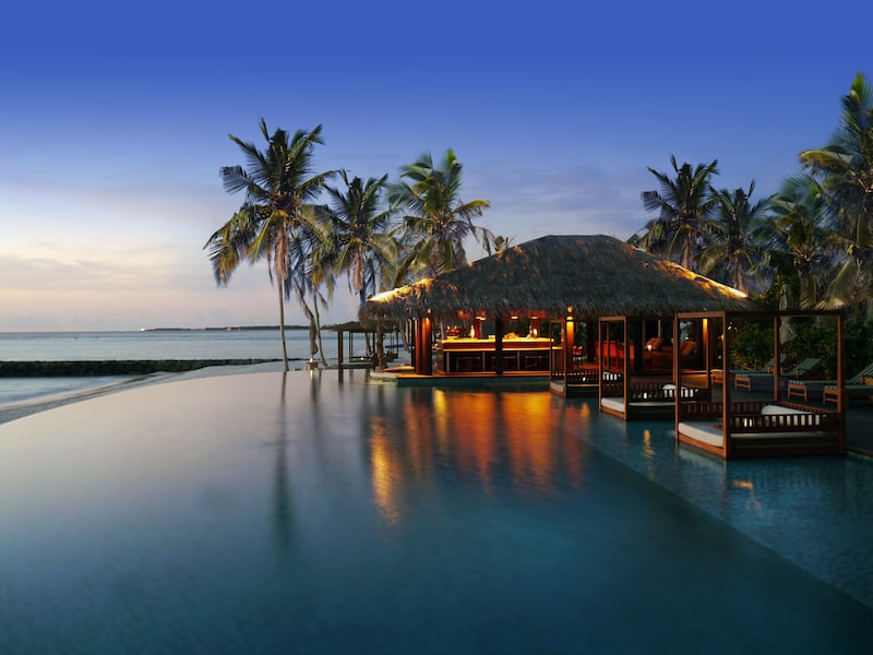 A handout photo of the Beach Bar at The Residence Maldives (Courtesy: The Residence Maldives)