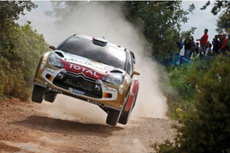 The UAE´s Sheikh Khalid Al Qassimi made a solid start to the Rally de Portugal today as he pursued his first World Rally Championship points of the season. Courtesy of Total Communications