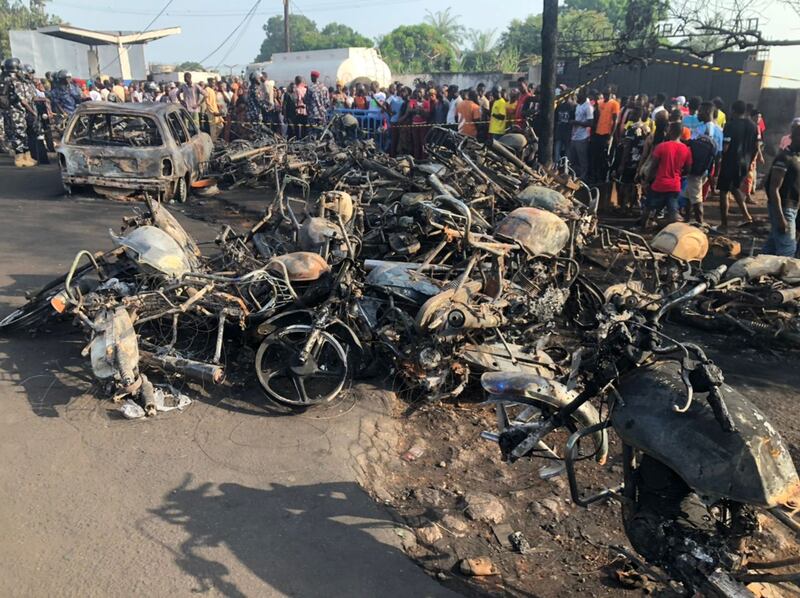 Sierra Leone's Vice President Mohamed Juldeh Jalloh said officials would 'work tirelessly' after the emergency. Reuters