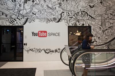 LONDON, UNITED KINGDOM – DECEMBER 12:  Google’s YouTube Space, a place where YouTube creators can use the space to learn new skills, connect with other creators and create new content, at the new Google office in King’s Cross, London, UK, on December 12, 2016. (Randi Sokoloff for The National)  *** Local Caption ***  RS054-121216-Brandcast.jpg