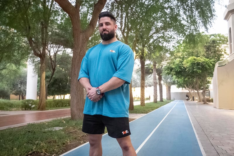 Ross Gilmour, a bodybuilder and personal trainer in Dubai, sees men in their early 20s or even late teens turning to anabolic steroids for quicker results. Antonie Robertson / The National
