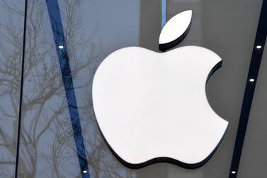 An Apple logo on the company's store in Brussels. The US technology giant said the EU's order for it to pay €13bn in underpaid back taxes "defies reality and common sense". AFP